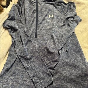Under Armour Heathered Navy Quarter-Zip Top
